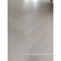 light gray natural color herringbone parquet oak flooring